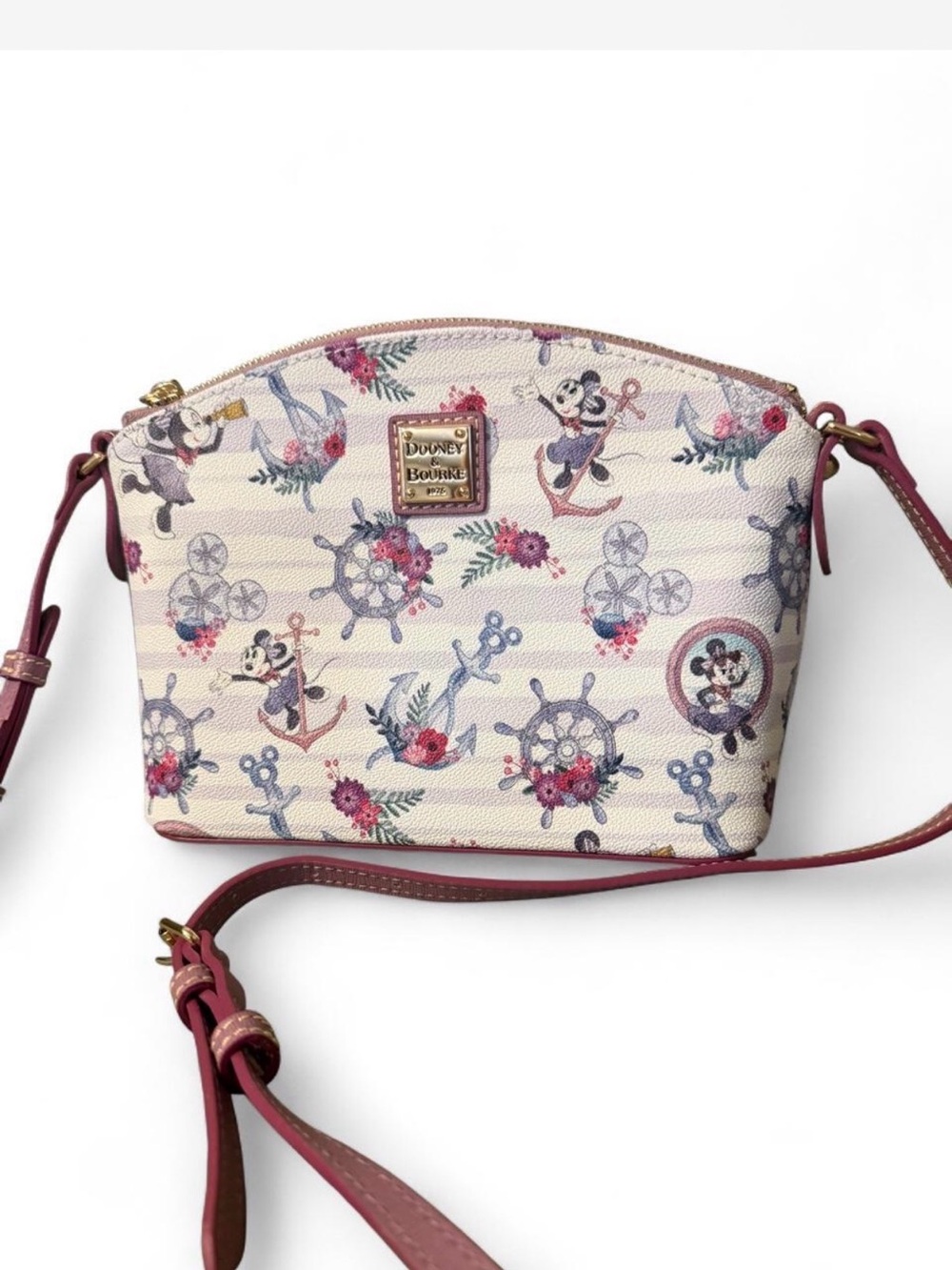 BRAND NEW Dooney & Bourke Disney Cruise Line Minnie Mouse Crossbody Bag - Picture 2 of 11